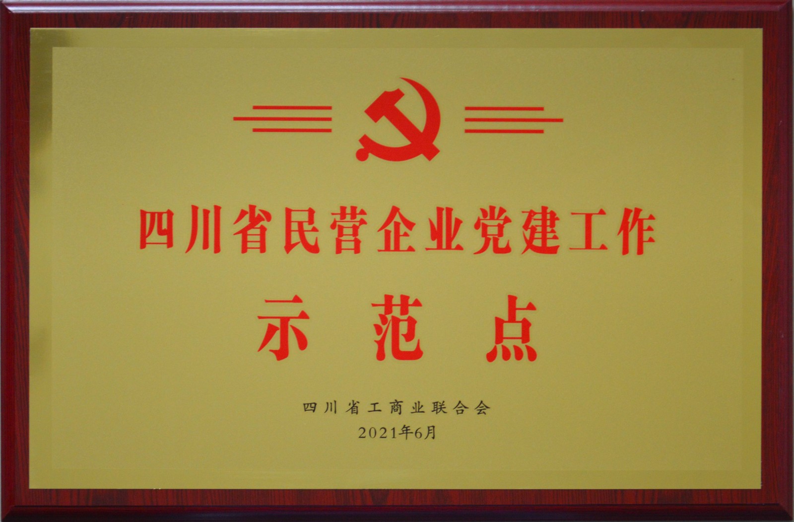 2021年省工商聯(lián)發(fā)的民營(yíng)企業(yè)黨建工作示范點(diǎn)獎(jiǎng)牌(1).jpg